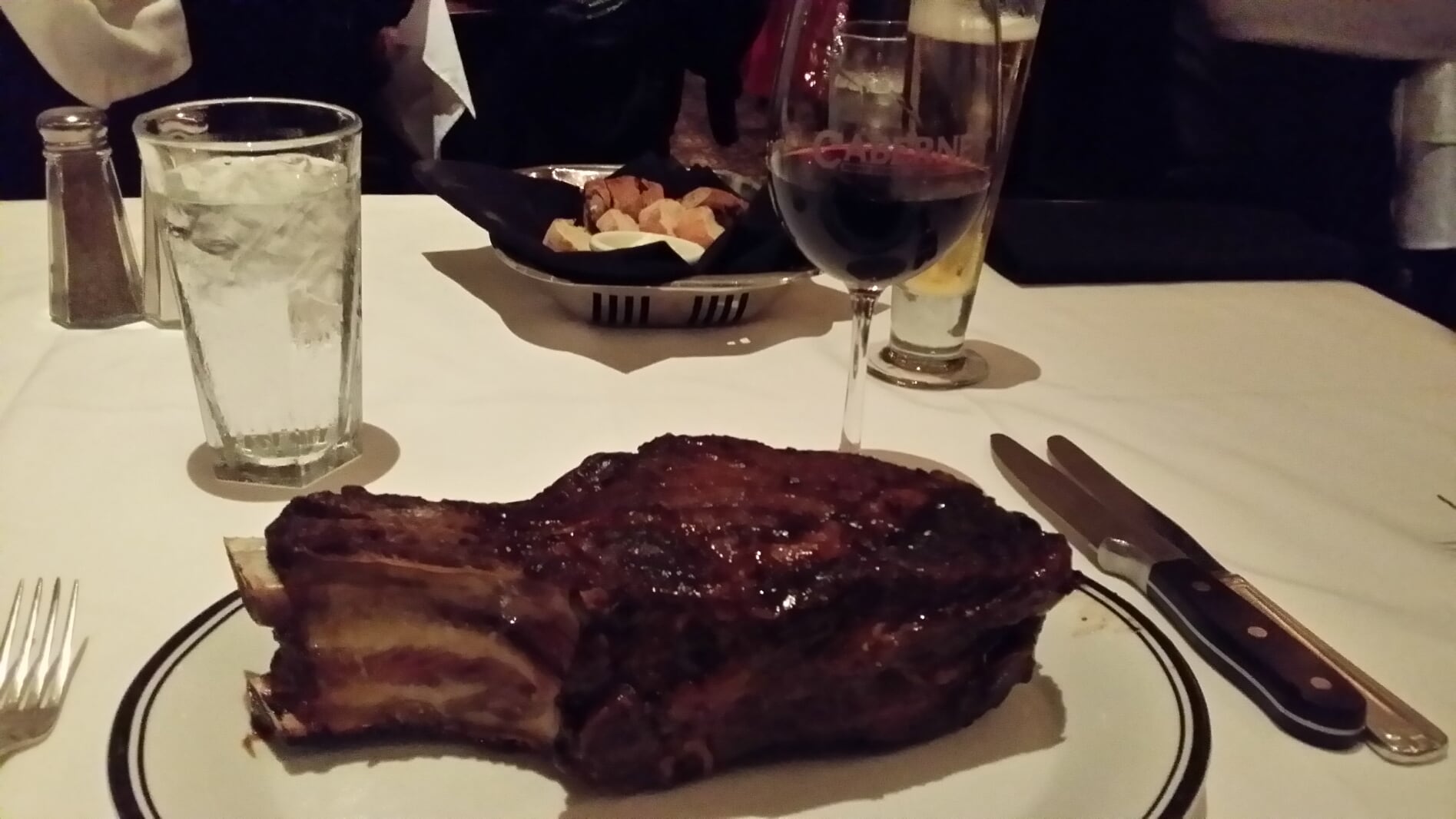 Cabernet Steakhouse: Rock Salt Ribeye