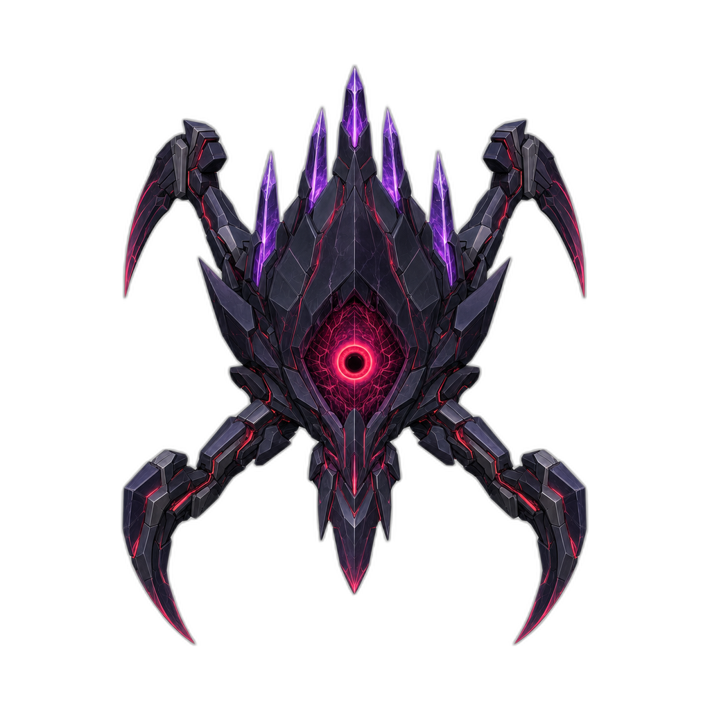 The Sovereign, a four-limbed crystalline Void creature